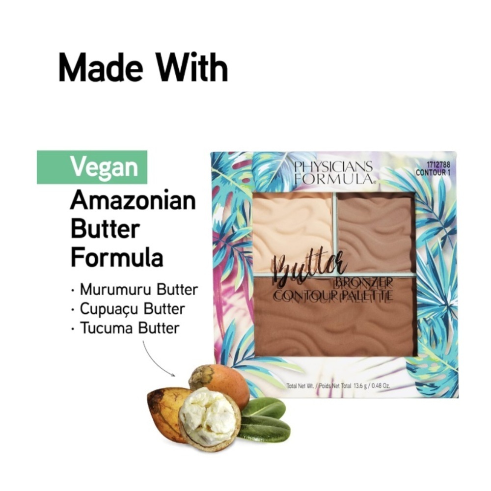 Physicians Formula Butter Bronzer Contour Palette 1 Light/Medium Makeup Face - Picture 5 of 9